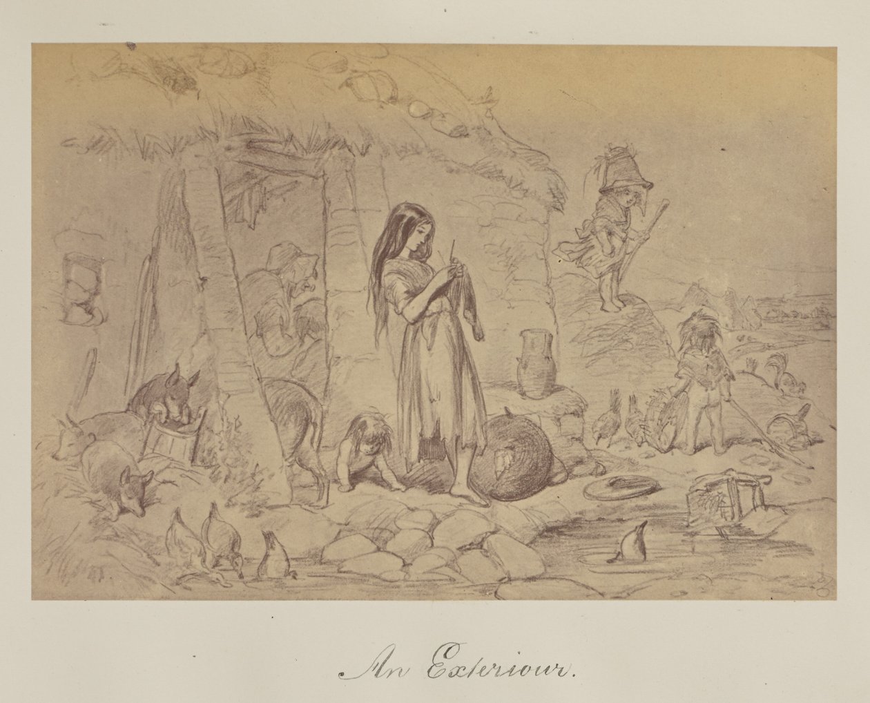 En udlænding (sic). af Unknown artist