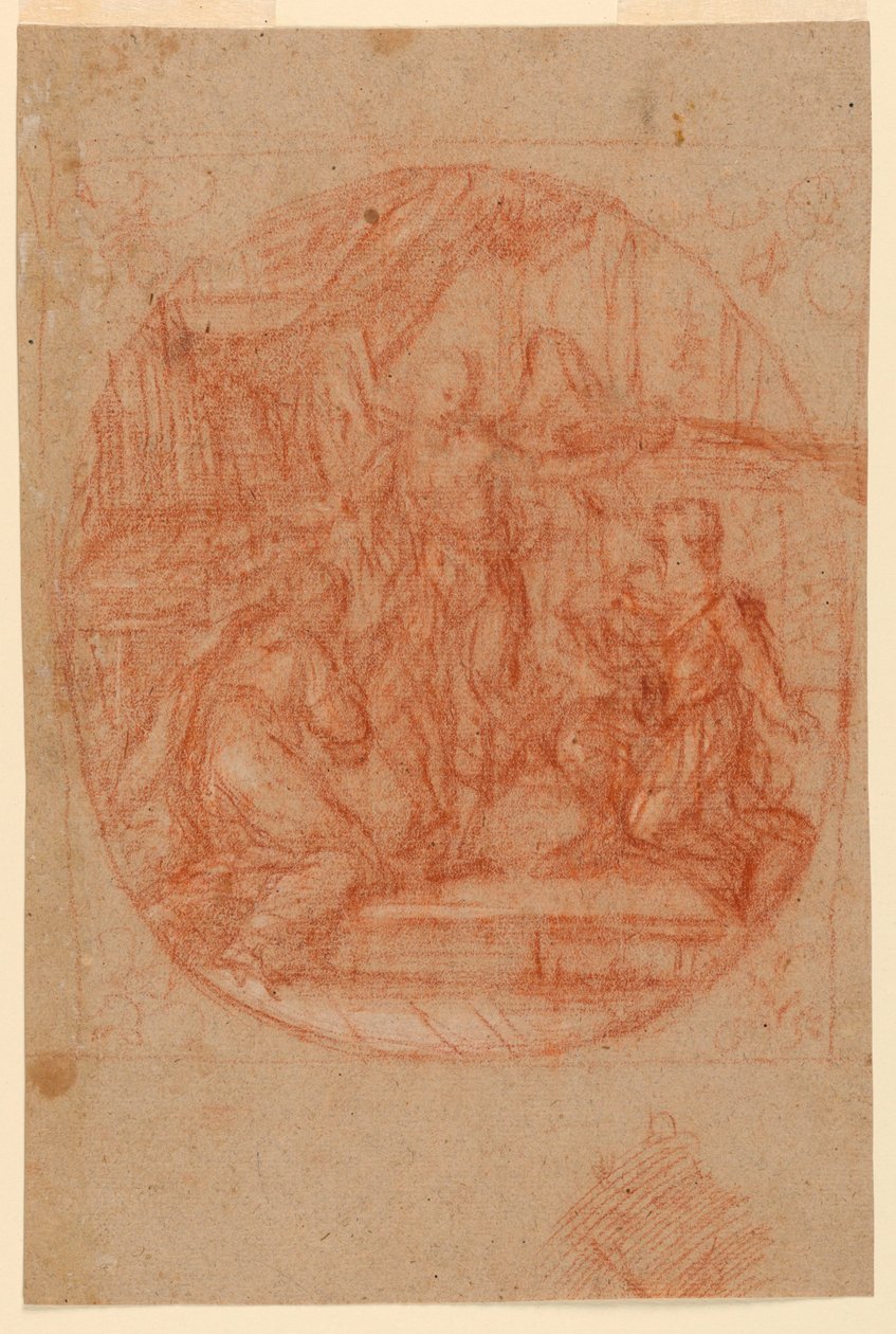 Engel kroner et par af Unknown artist