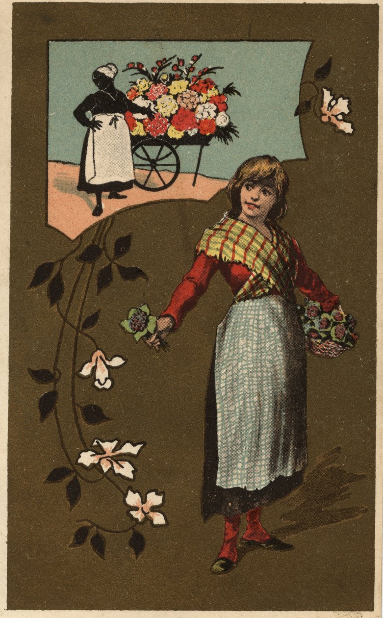 Anonym kromolitografi, slutningen af det 19. århundrede. af Unknown artist