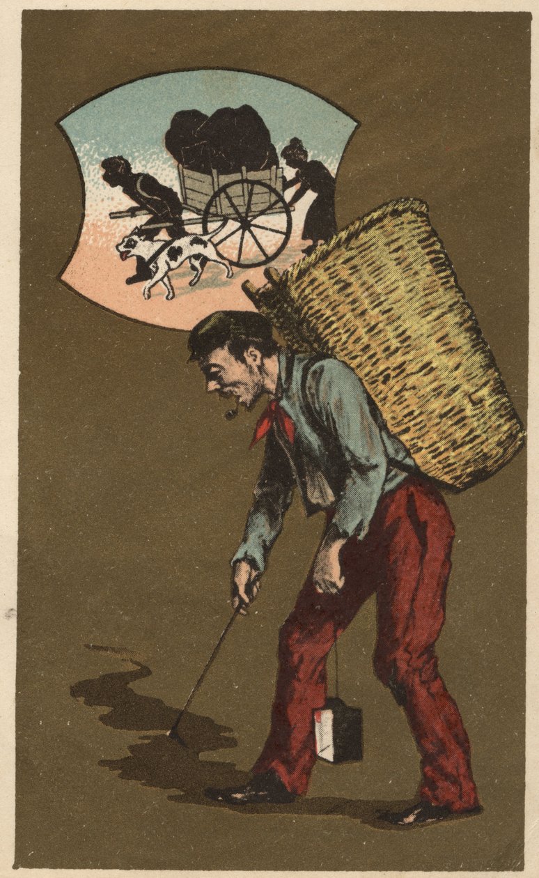 Anonym kromolitografi, slutningen af det 19. århundrede. af Unknown artist