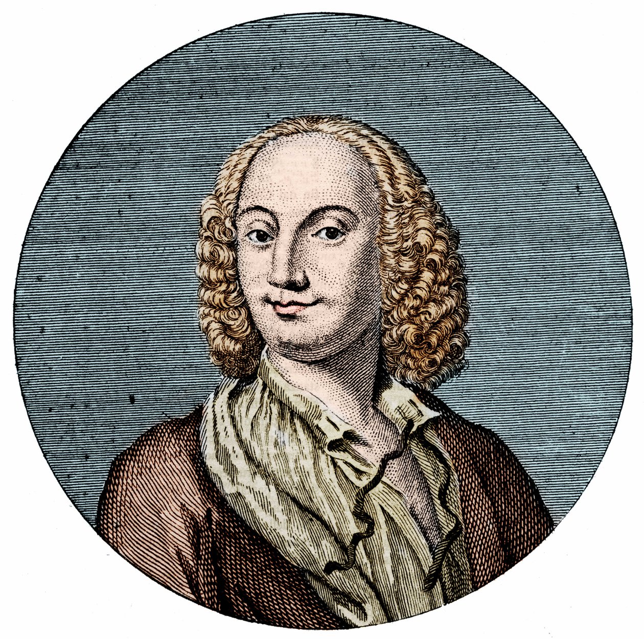 Antonio Vivaldi (1678-1741), italiensk komponist. af Unknown artist