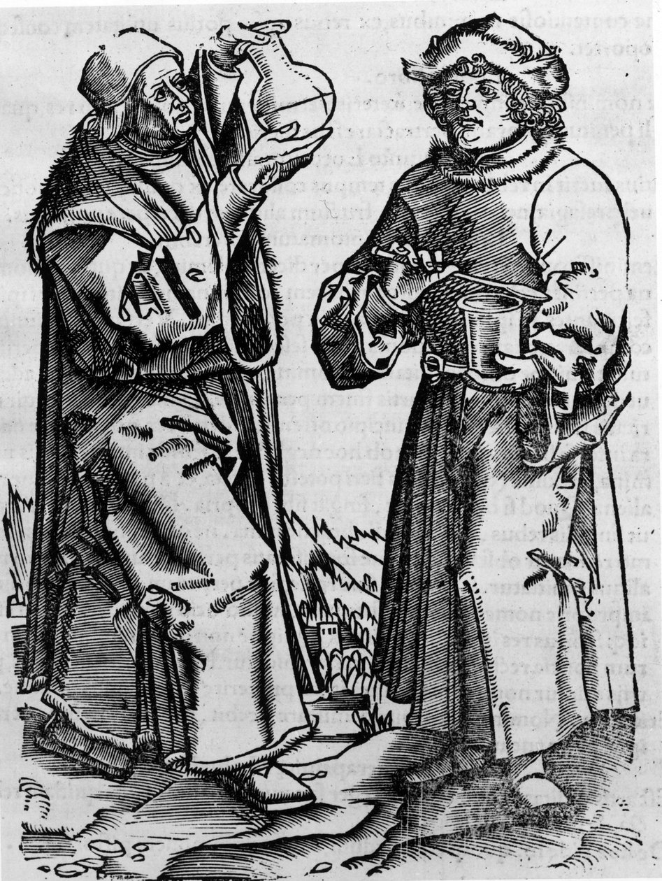 Apothecary (Apoteker), -i "Onoma Uthikom Medicina" af Unknown artist
