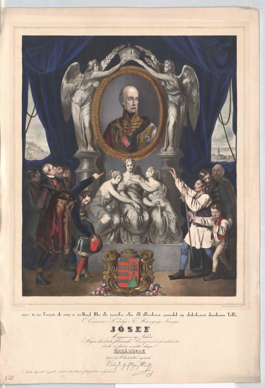 Ærkehertug af Østrig Joseph (print) af Unknown artist