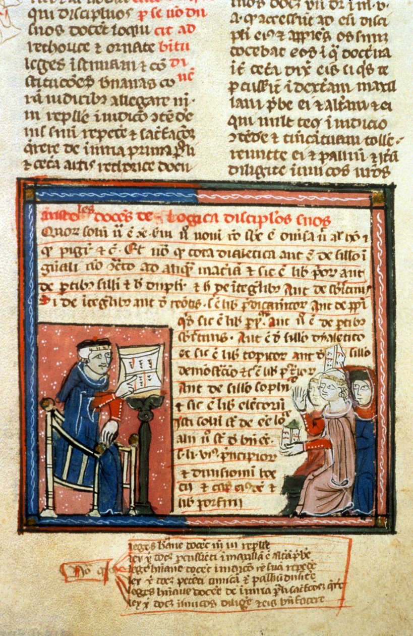 Aristoteles Lærer - Illuminure of the Middle Age (ref. 418 af Unknown artist
