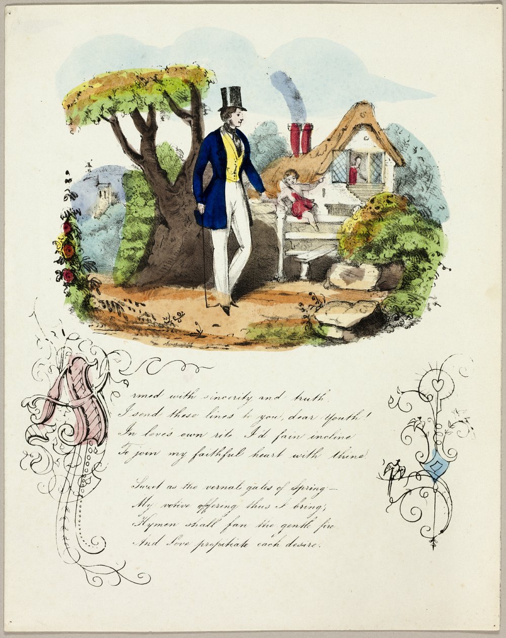 Bevæbnet med oprigtighed og sandhed (valentin) af Unknown artist