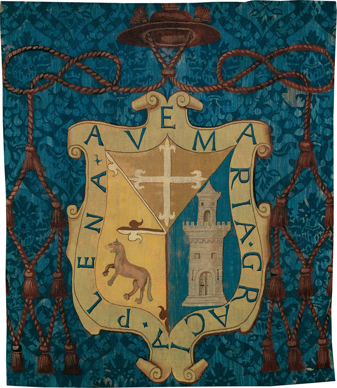 Våbenskjold med et uidentificeret våbenskjold af Unknown artist