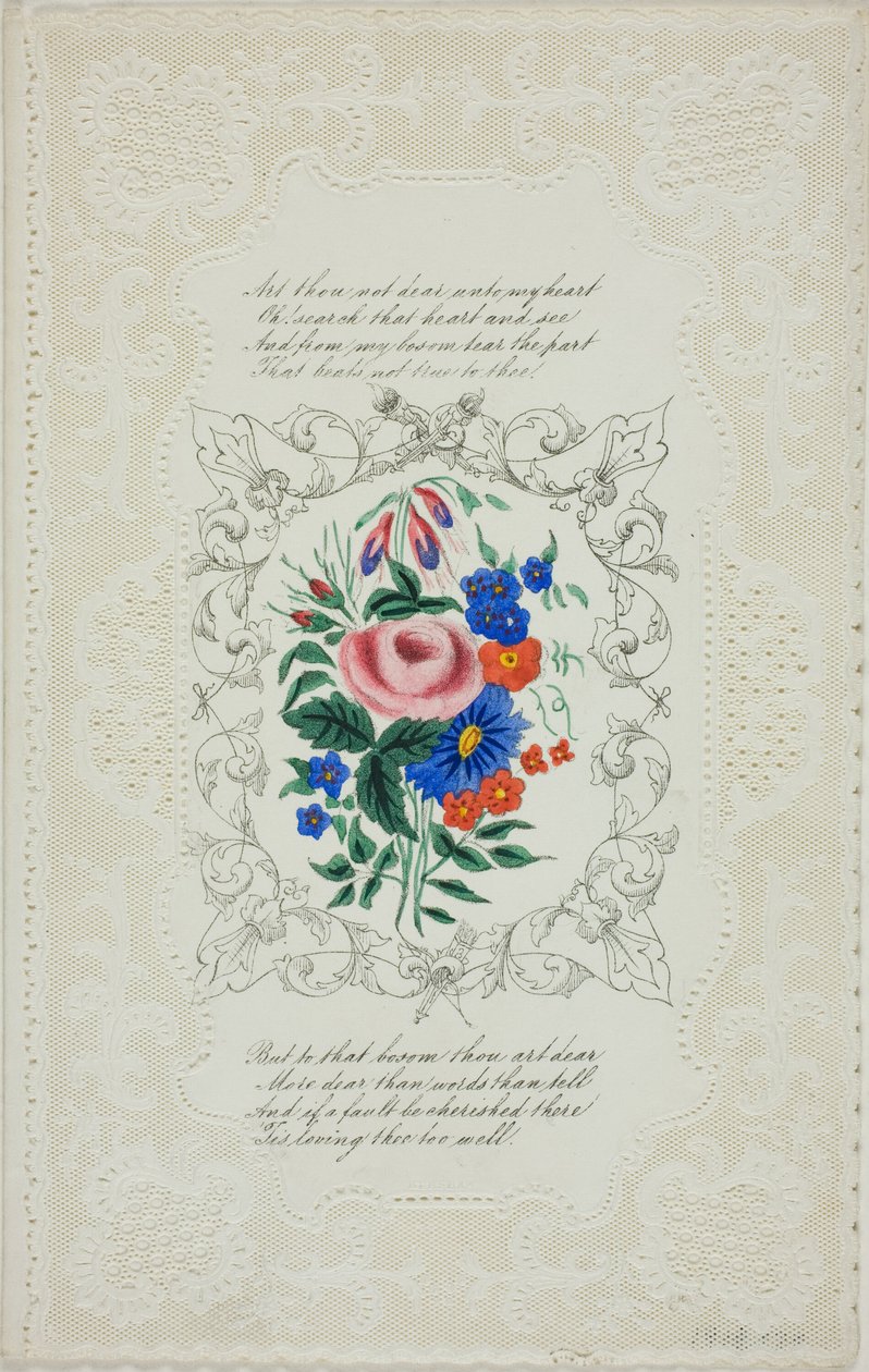 Art Thou Not Dear Unto My Heart (valentine) af Unknown artist