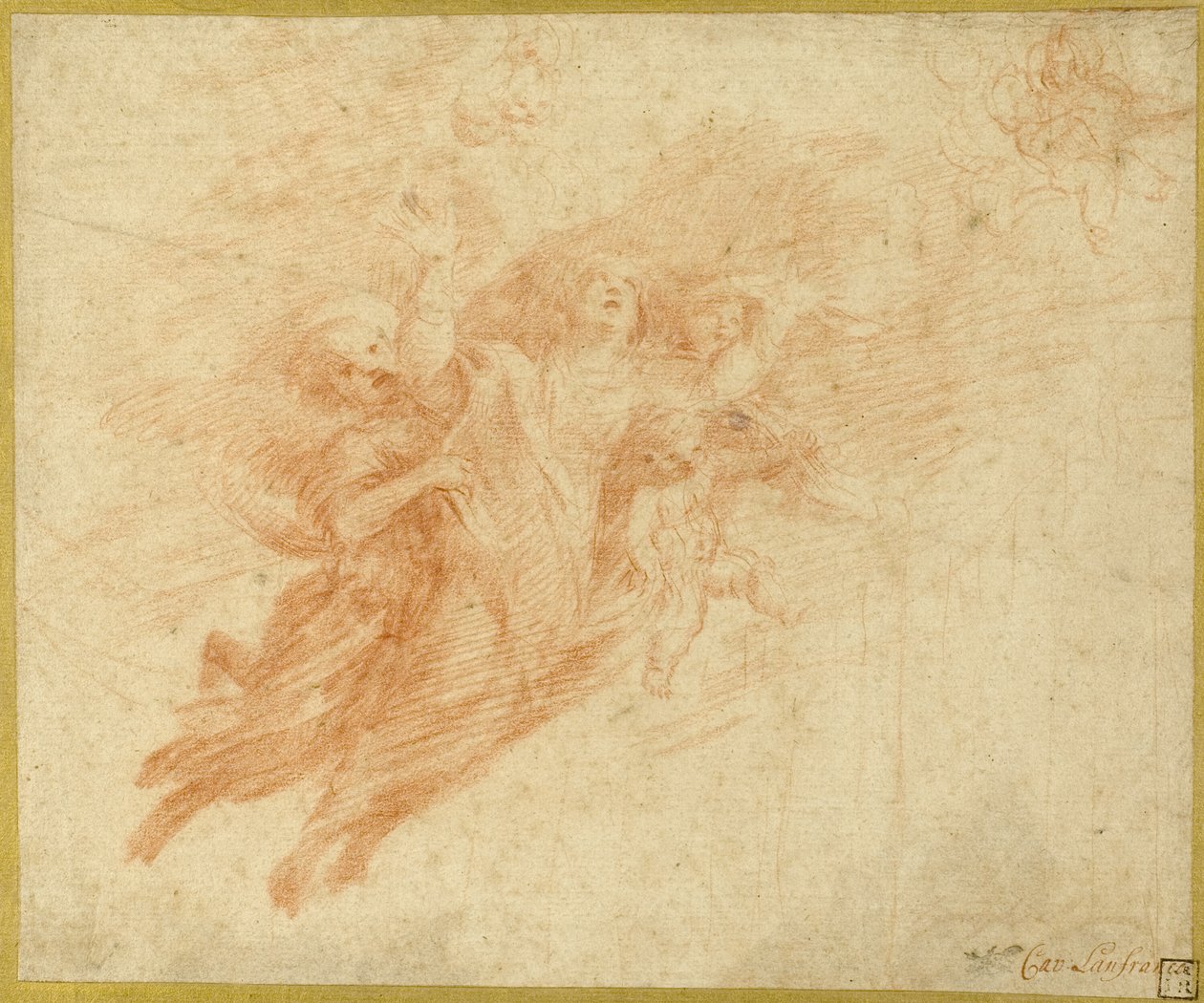 Magdalenas himmelfart af Unknown artist