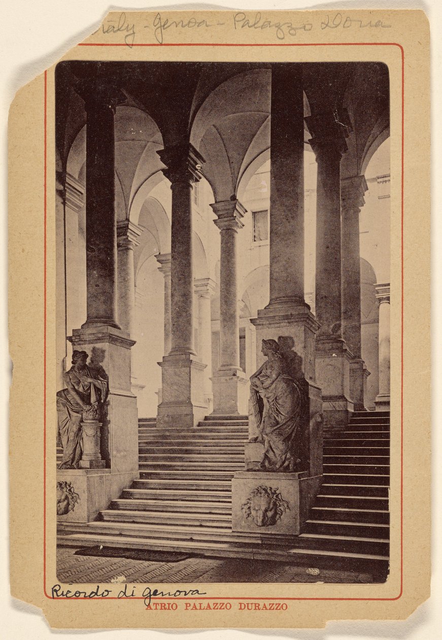 Atrio Palazzo Durazzo [i Genova, Italien]. af Unknown artist