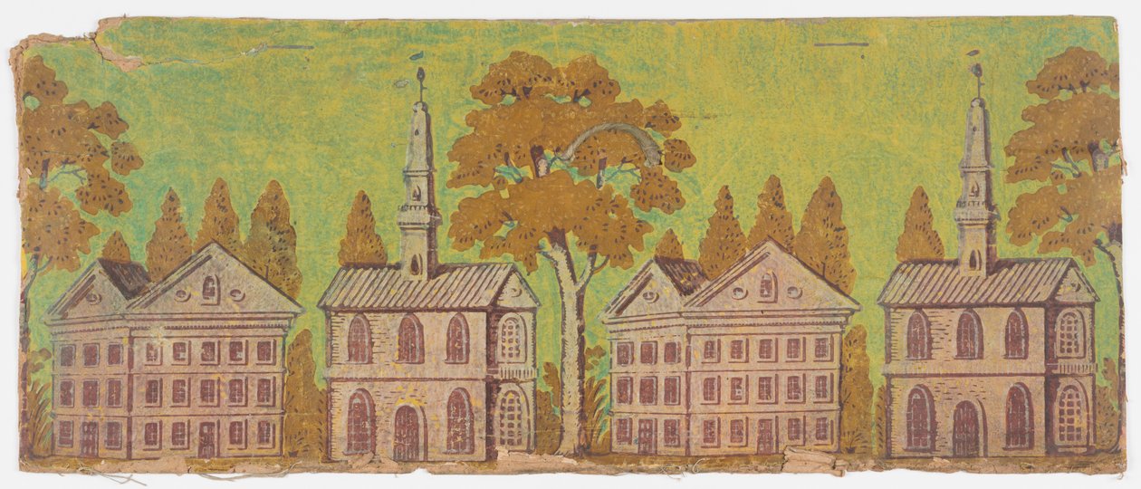 Bandbox fragment af Unknown artist