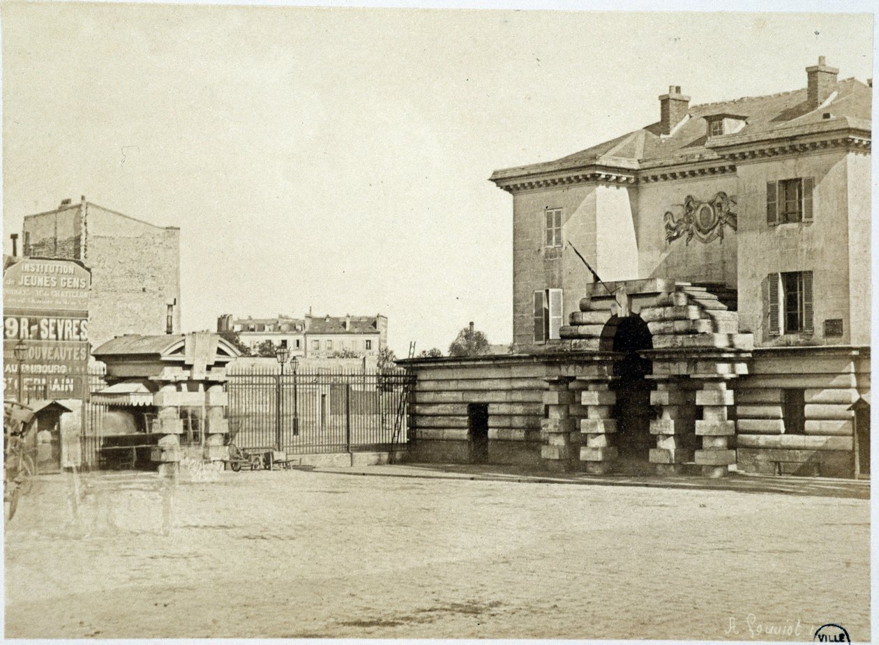 Barrière du Maine - i "Les barriers de Paris" af Gouviot af Unknown artist