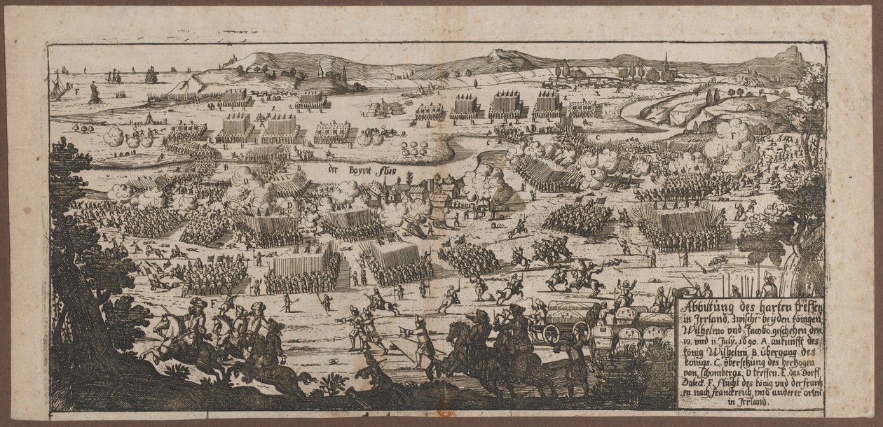 Slaget ved Boyne af Unknown artist