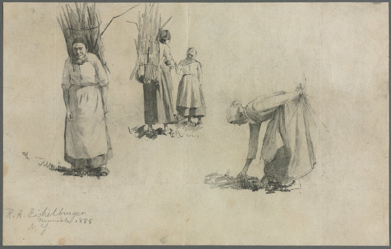 bayerske bønder af Unknown artist