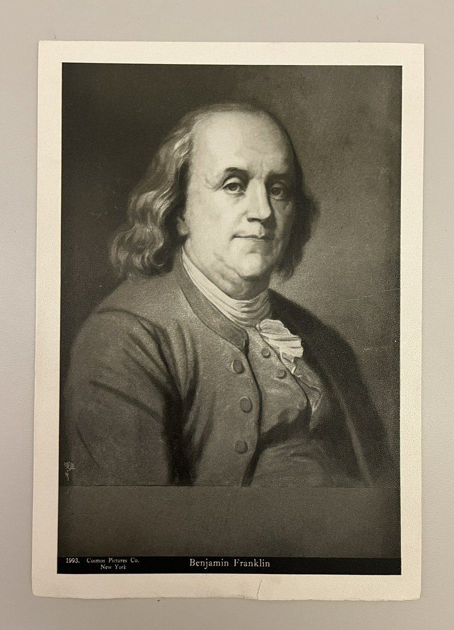 Benjamin Franklin af Unknown artist