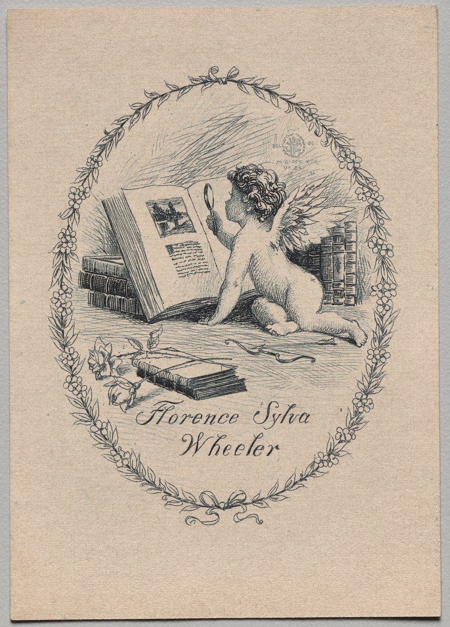 Bogplade: Florence Sylva Wheeler af Unknown artist