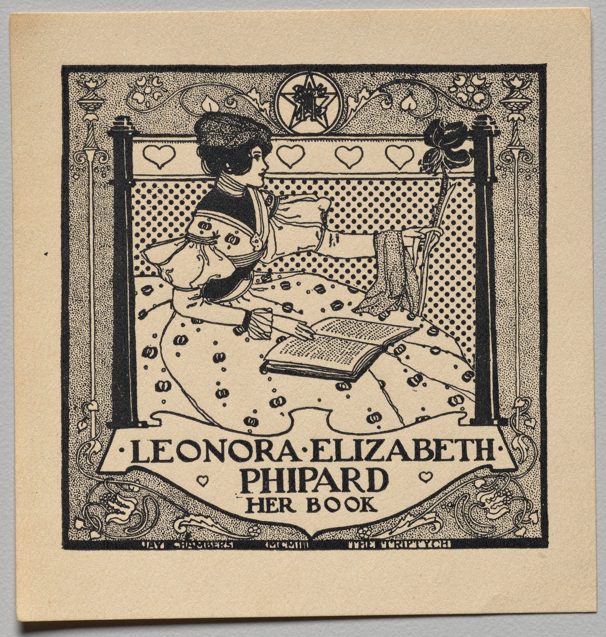 Bogmærke: Leonora Elizabeth Phipard af Unknown artist