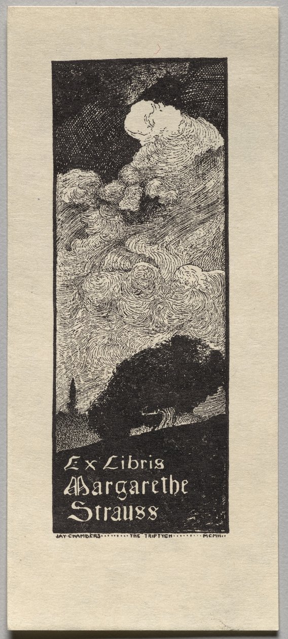 Exlibris: Margarethe Strauss af Unknown artist