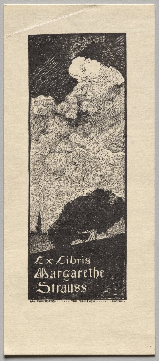 Exlibris: Margarethe Strauss af Unknown artist