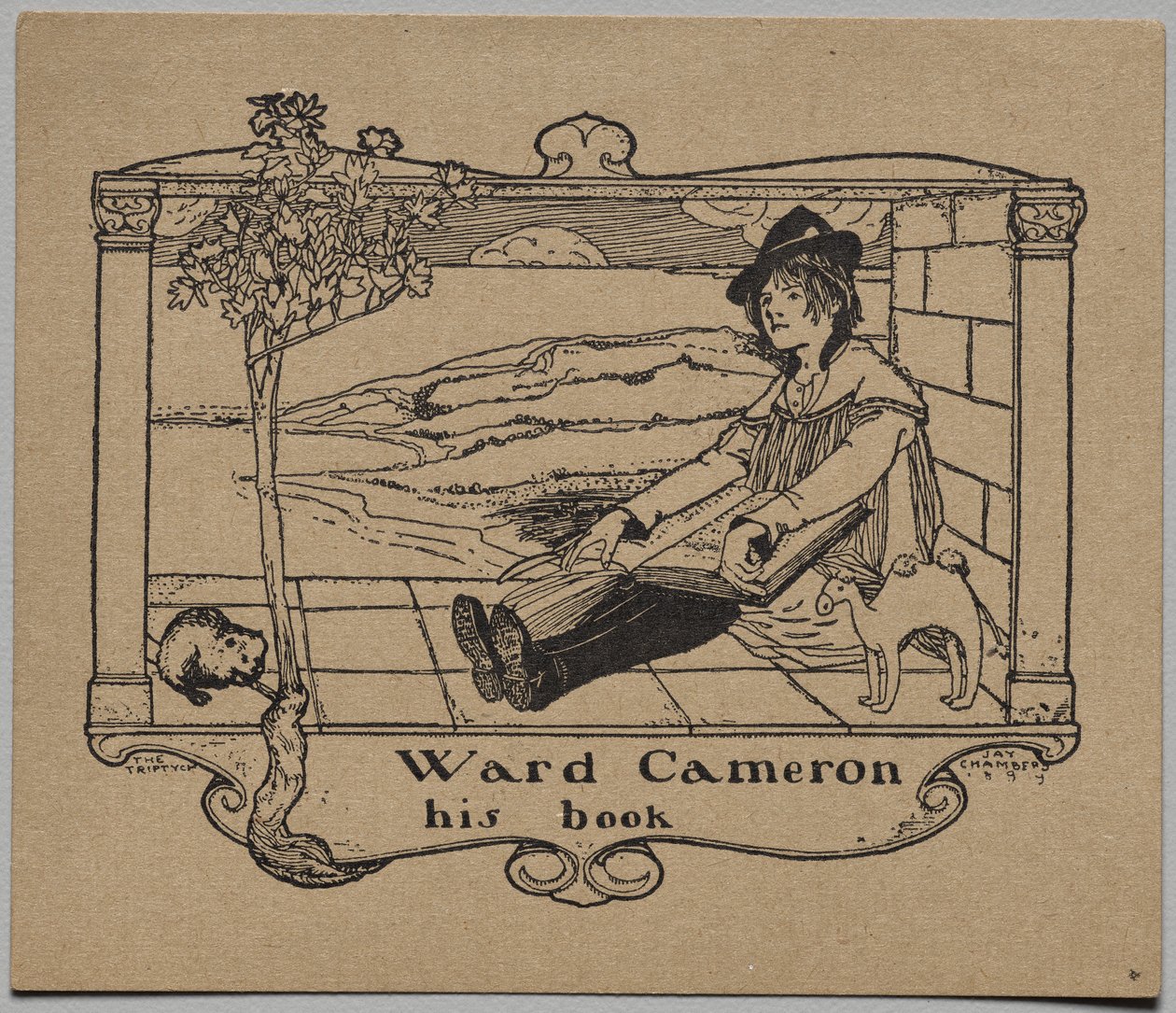 Bogplade: Ward Cameron af Unknown artist
