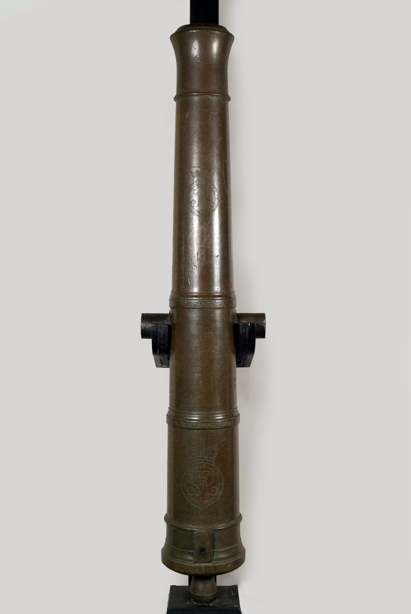 Bronze seks pund, mundladende kanon af Unknown artist