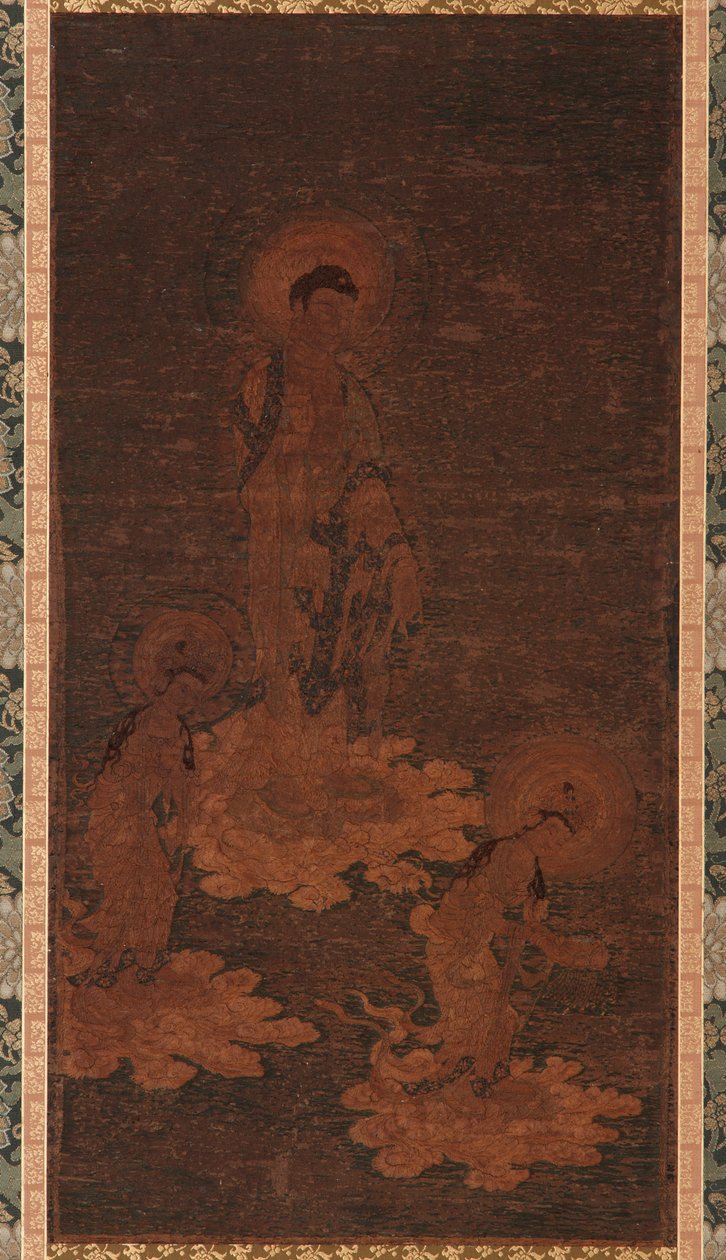 Buddha Amidas imødekommende afstamning af Unknown artist