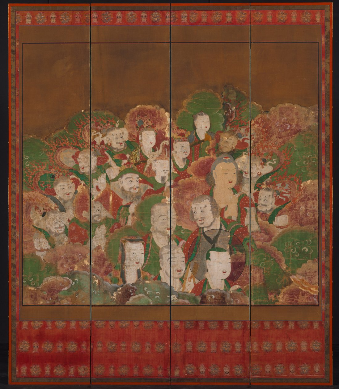 Buddhistiske guddomme af Unknown artist