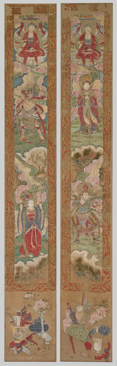 Buddhistisk panel af Unknown artist