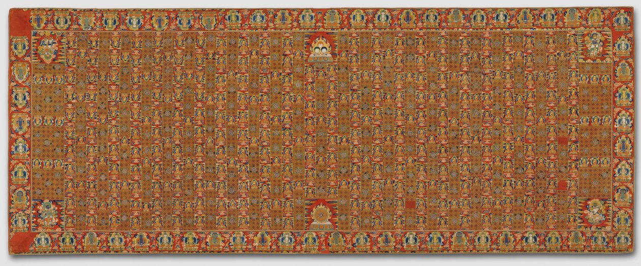 Buddhistisk præsts ceremonielle kappe af Unknown artist