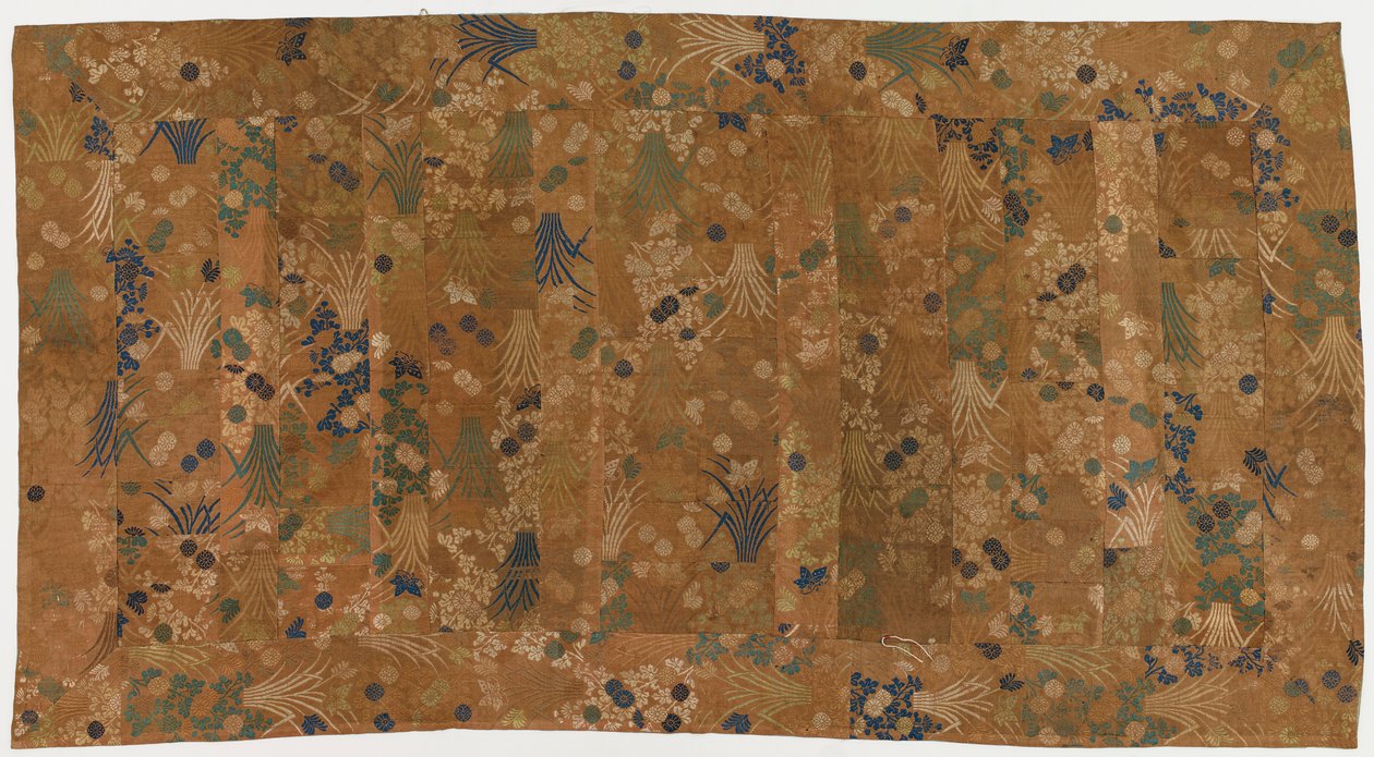 Buddhistisk munkekappe, omdannet fra karaori Noh-kåbe af Unknown artist
