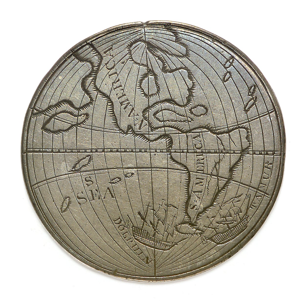 Byrons rejse rundt om Kap Horn 1764-1766; bagside af Unknown artist