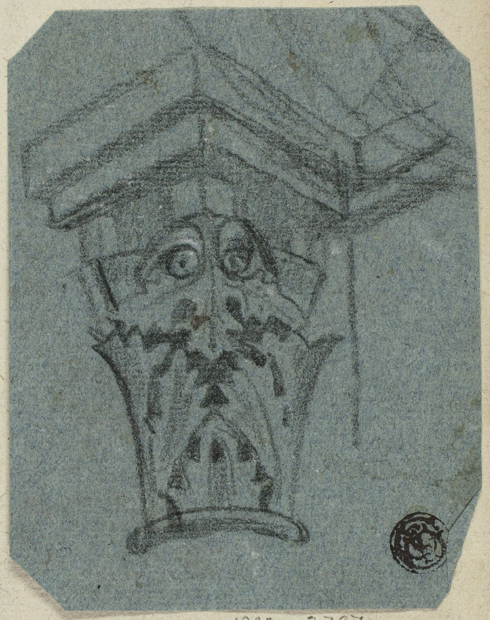 Kolonnens hovedstad af Unknown artist