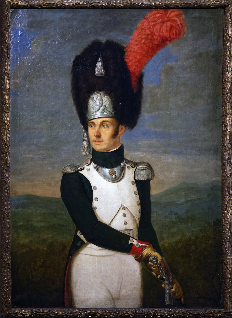Kaptajn for grenadererne i den italienske kongelige garde, ca. 1809 af Unknown artist