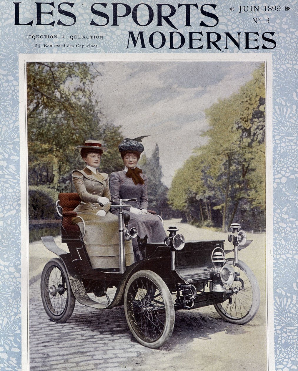 Car de Dion-Bouton - i "" Les Sports Modernes", juni 1899. af Unknown artist