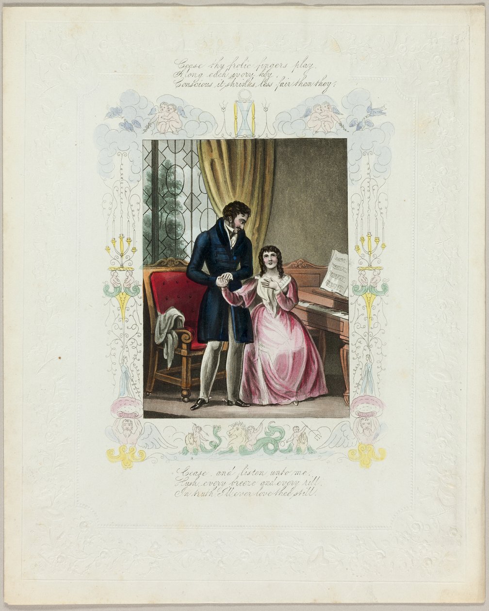 Hold op med at lege med fingrene (valentine) af Unknown artist