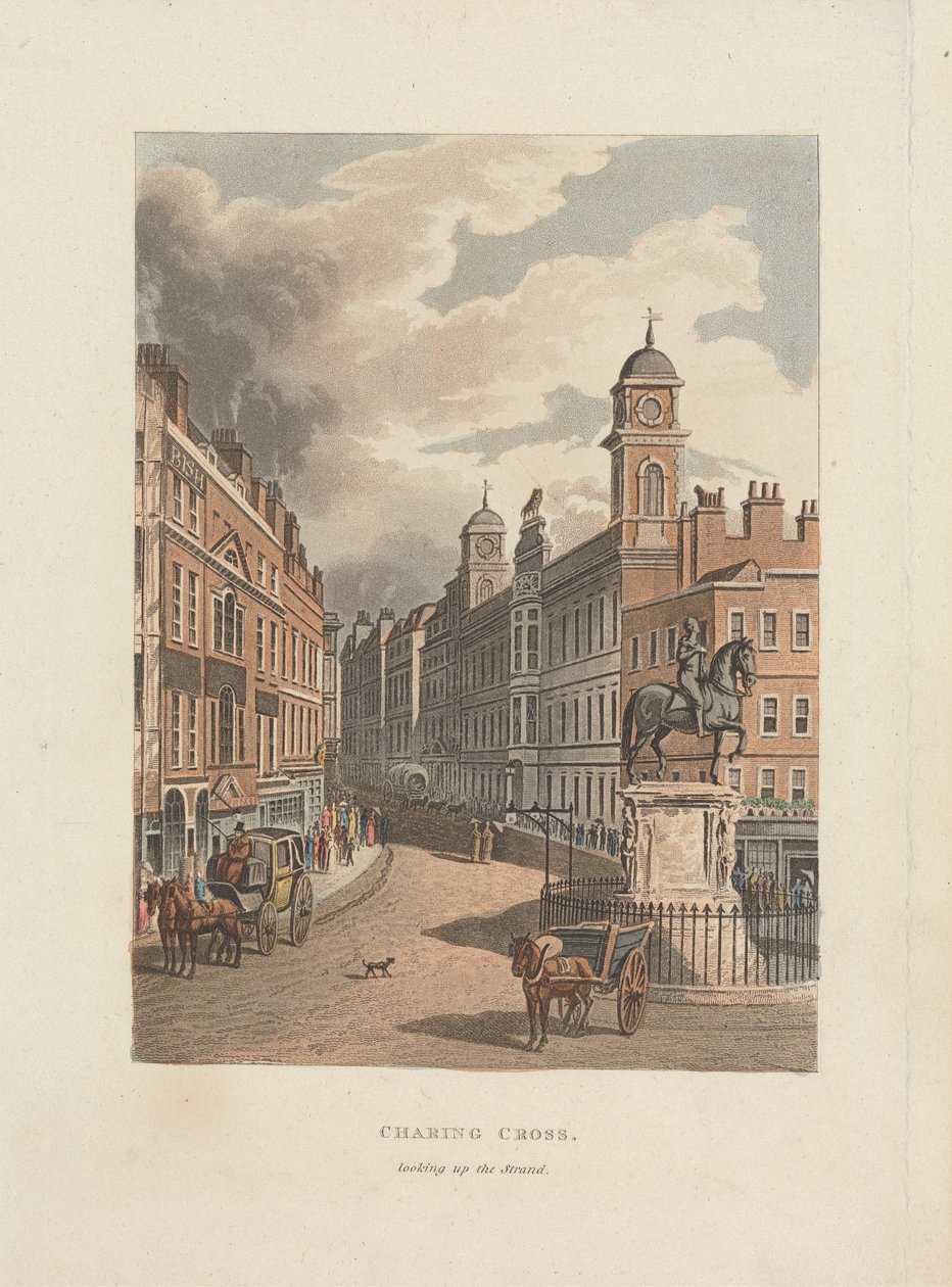 Charing Cross ser op ad stranden af Unknown artist