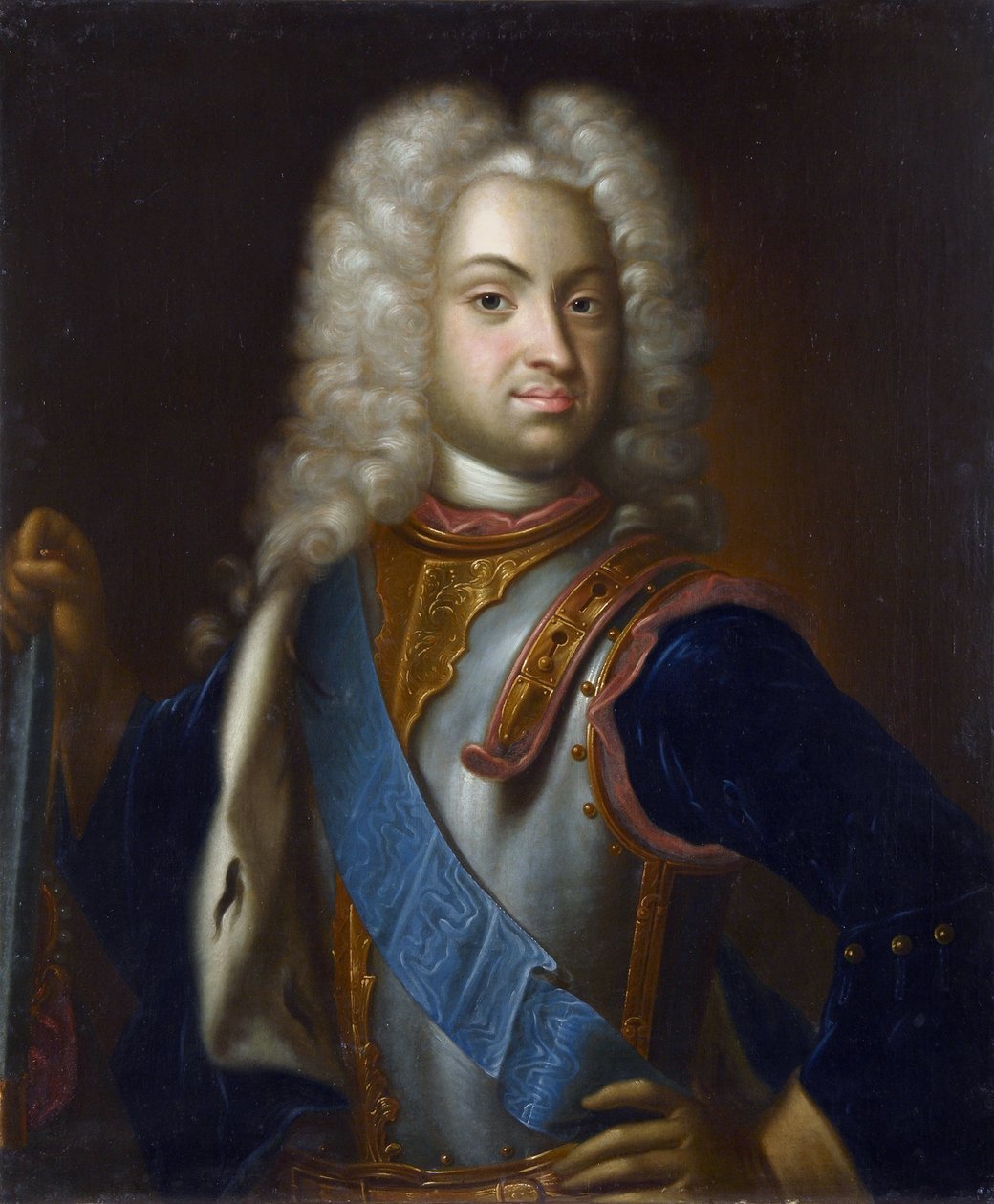 Charles Frederic de Holstein Gottorp - Portræt af hertug Charles Frederick af Holstein-Gottorp (1700-1739), Anonym. Olie på lærred, sidste kvartal af 1700-tallet, Statens museum for arkitektur, historie og kunst, Vladimir af Unknown artist