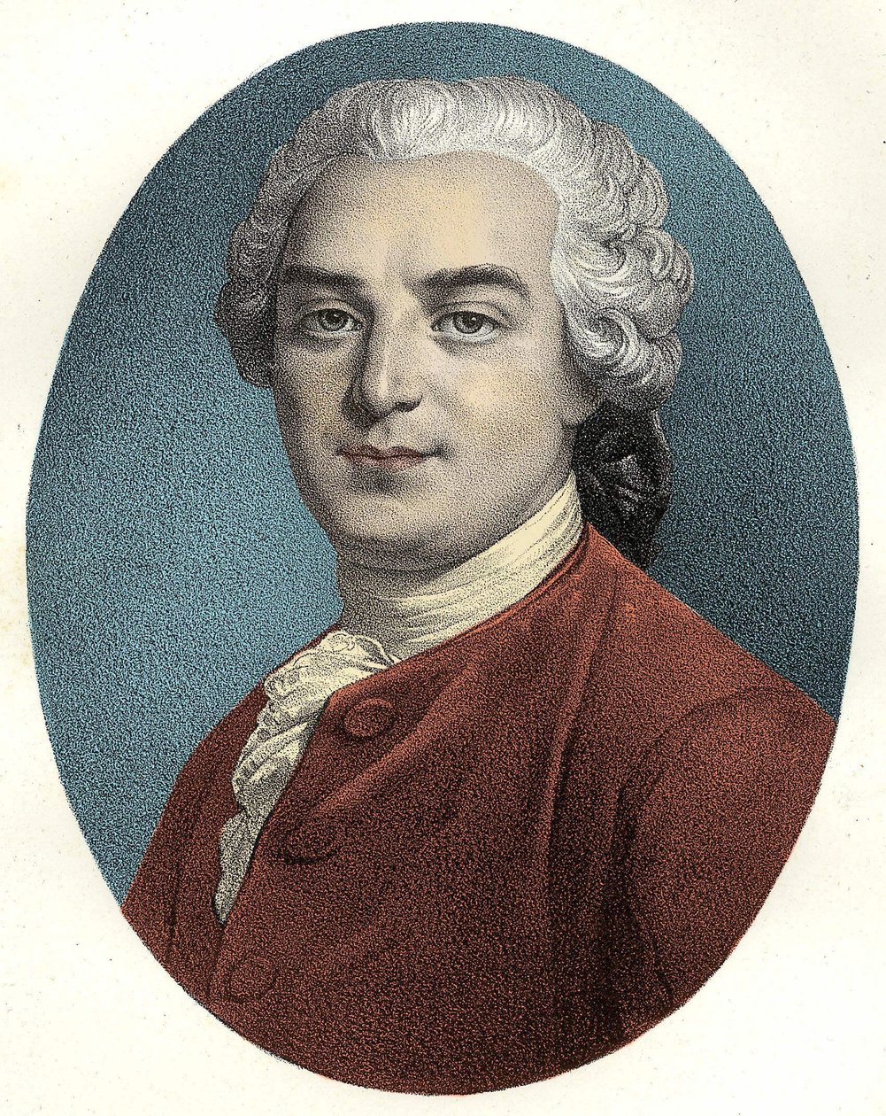 Charles Pinot Duclos (1704-1772) francais romanforfatter og moralist af Unknown artist