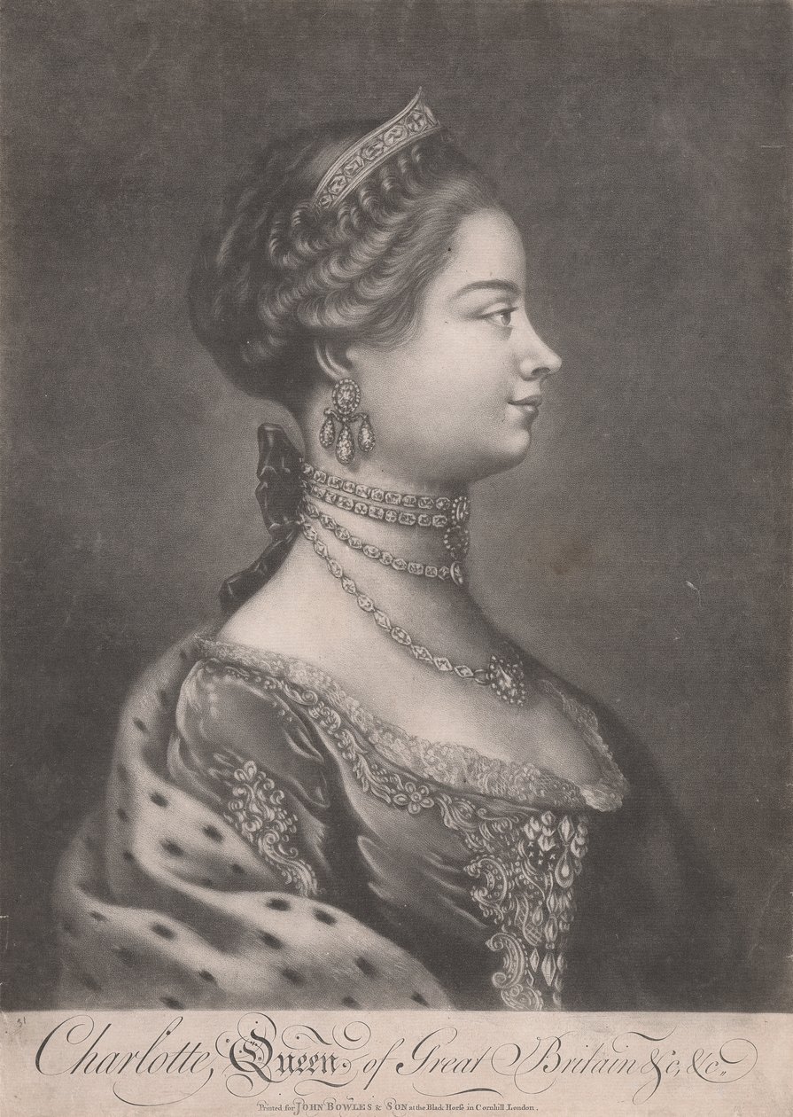 Charlotte, dronning af Storbritannien af Unknown artist