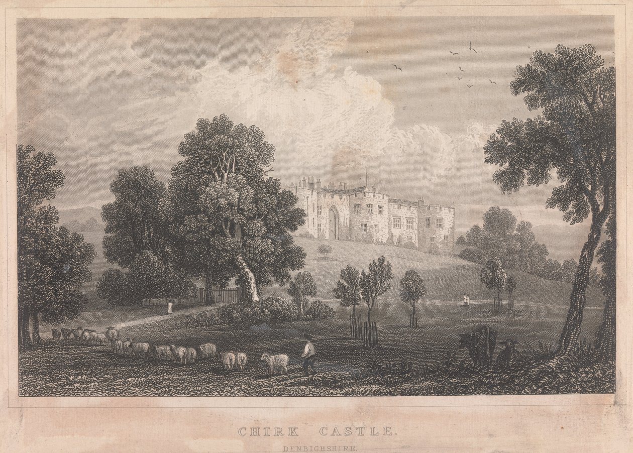 Chirk Castle, Denbighshire; side 67 (bind 1) af Unknown artist