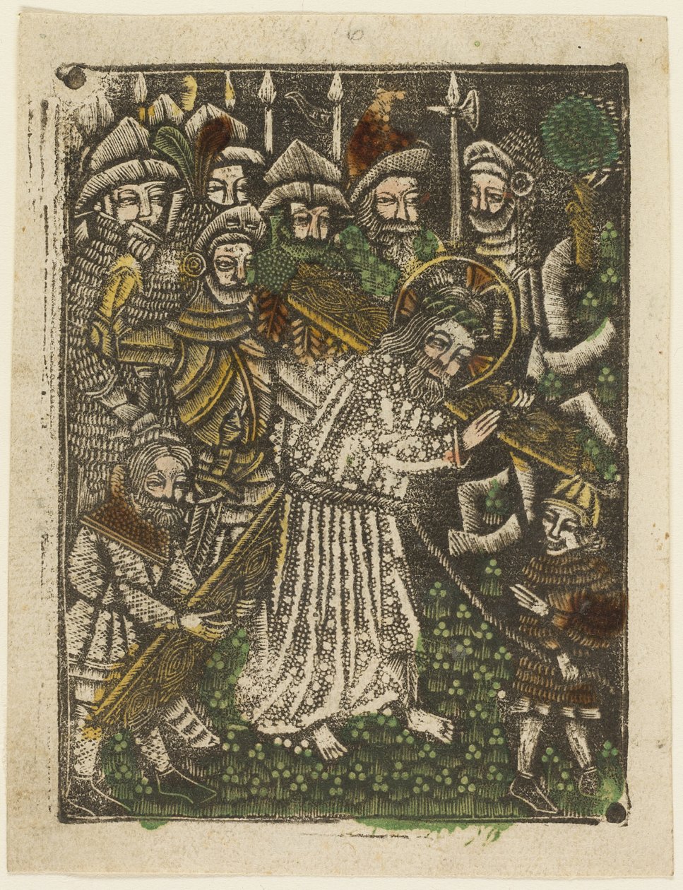 Kristus bærer korset af Unknown artist