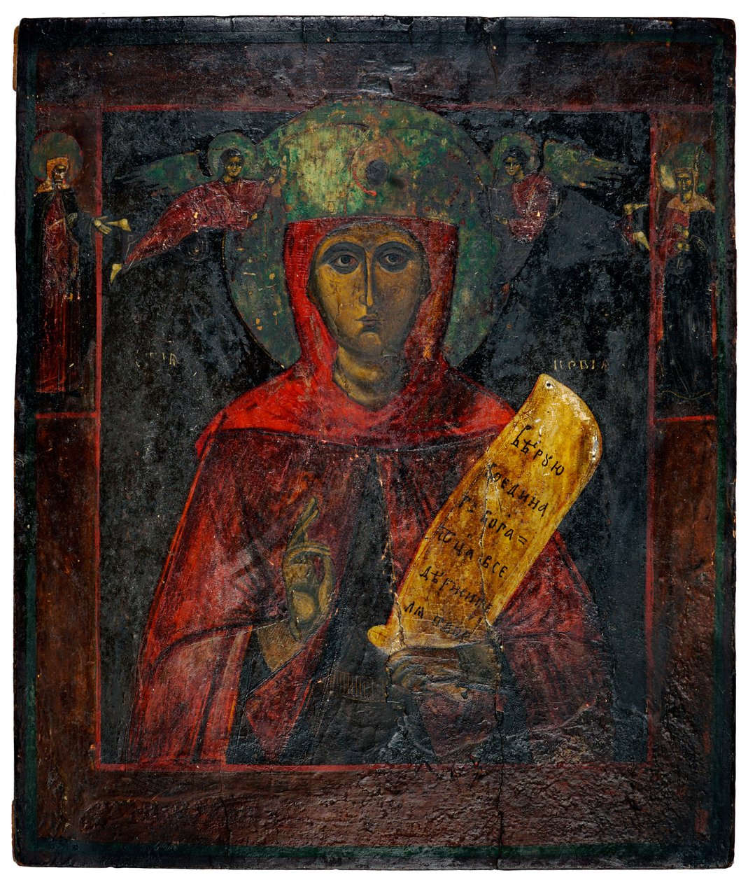 Kristus pantokrator, ca. 1850 (maling på panel) af Unknown artist