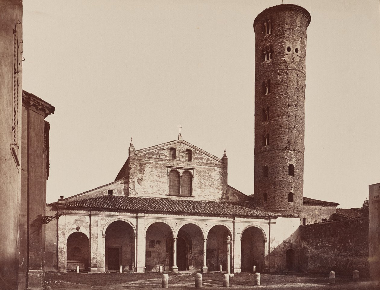Kirke med rundtårn, Pompeji, Italien af Unknown artist