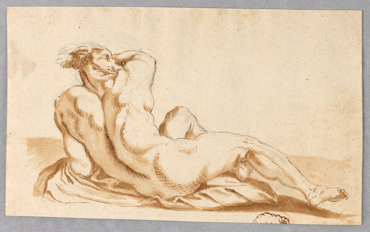 Ledsager til Ulysses, der forvandler sig til et svin af Unknown artist