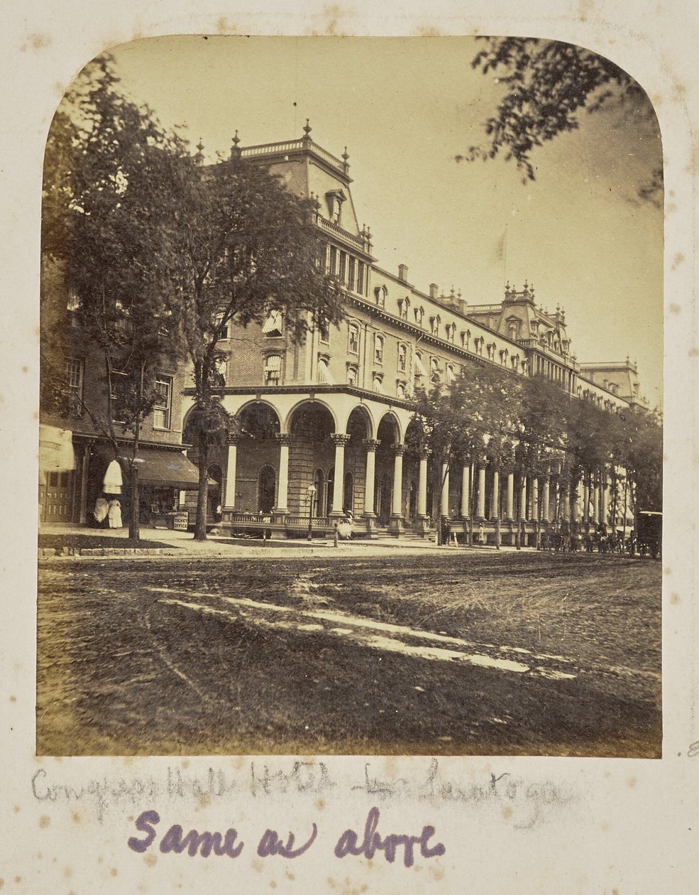 Congress Hall Hotel - Saratoga af Unknown artist
