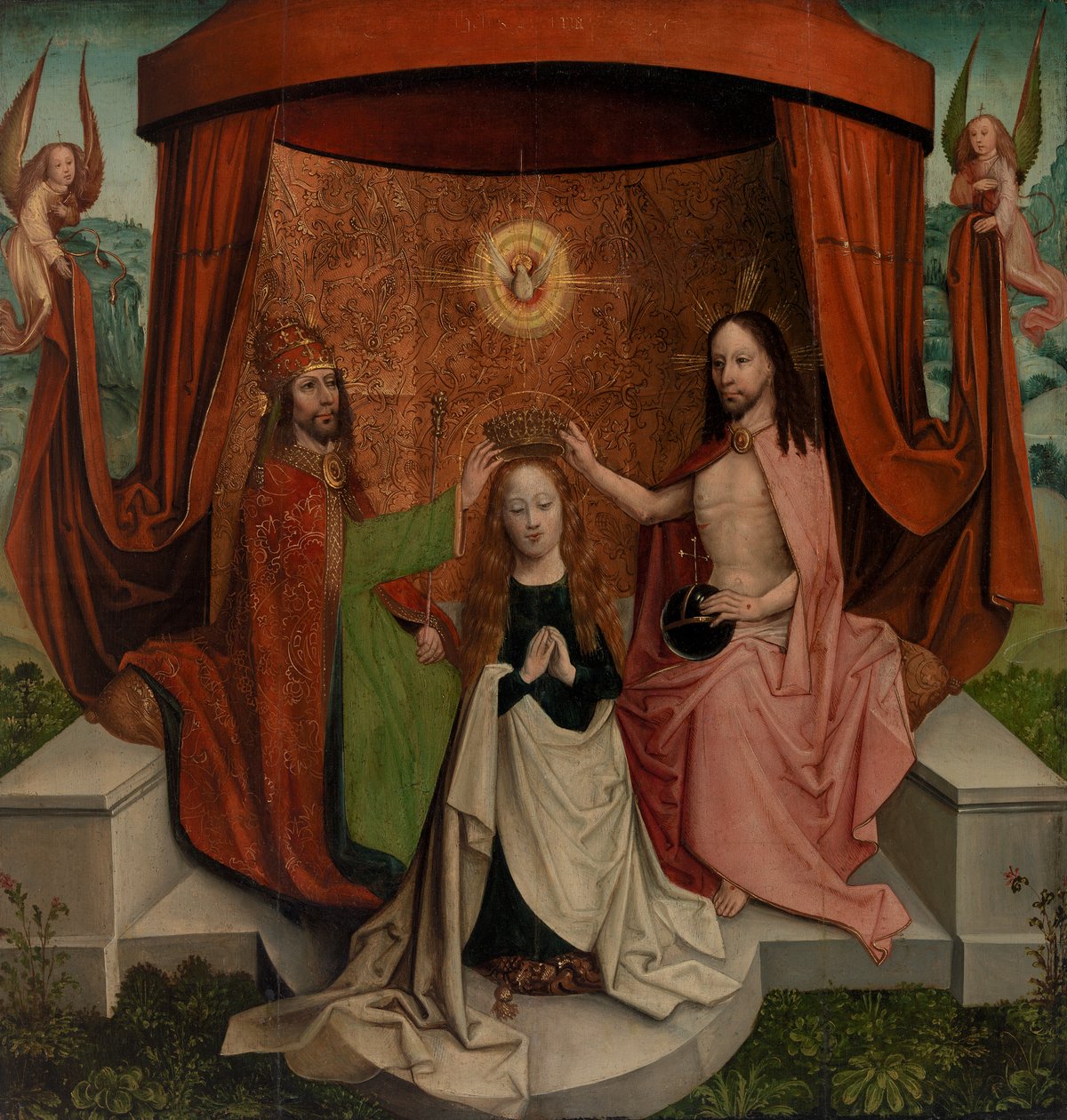Jomfruens kroning af Unknown artist