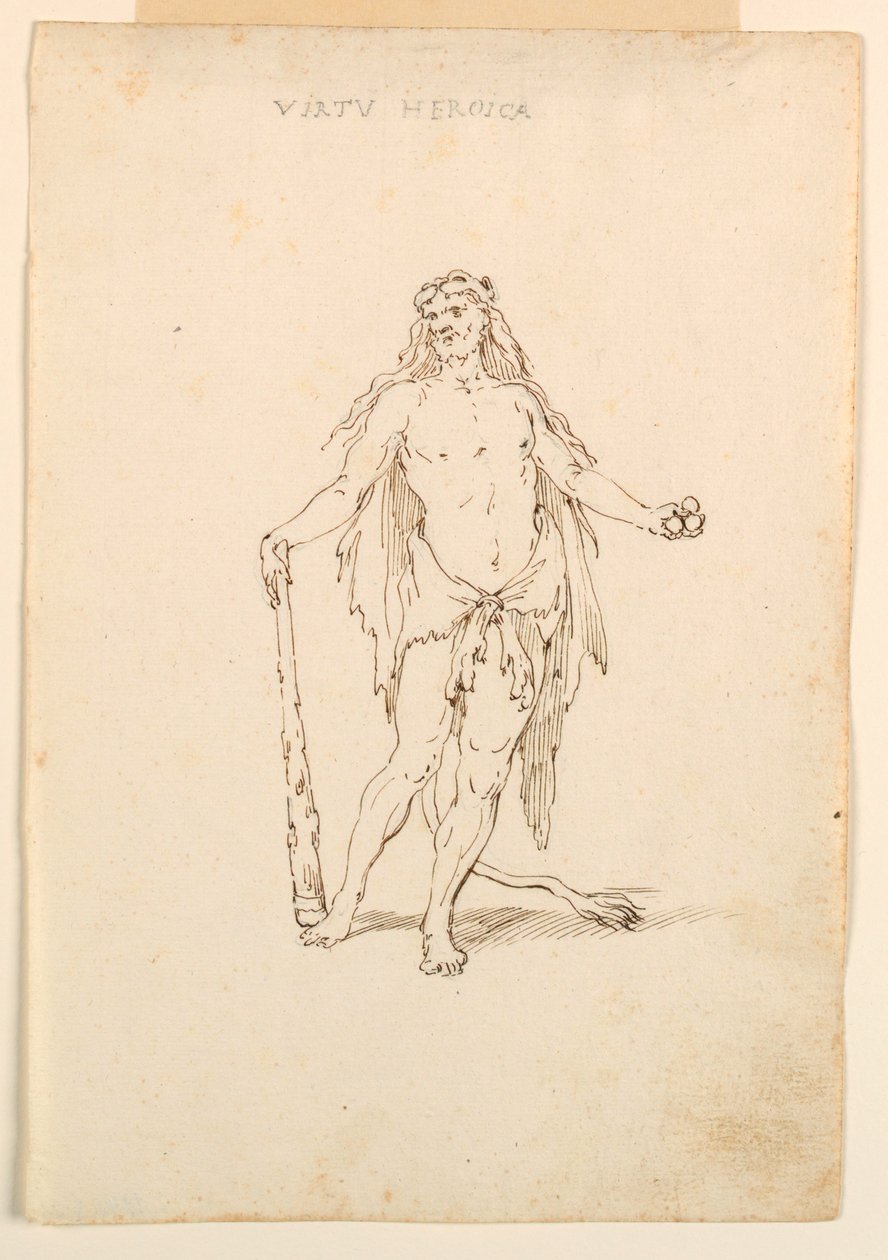 Kostumedesign: Heroic Force for a Ballet af Unknown artist