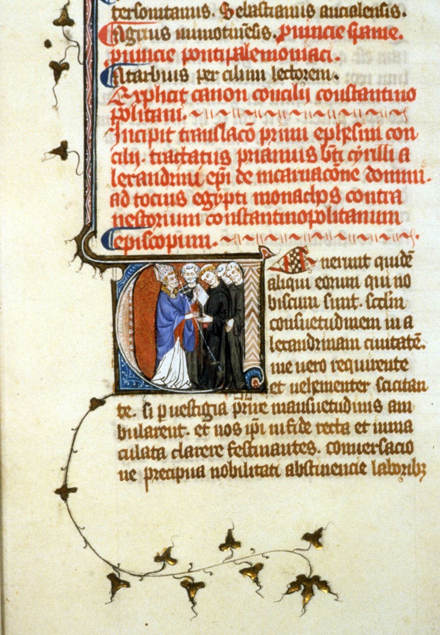 Efesos råd, 365, 356r. Manuskript fil. B. Hr. de Toulouse. Ansøgning om autorisation til Toulouse Kommunebibliotek (tlf.: 05 62 27 66 66) af Unknown artist