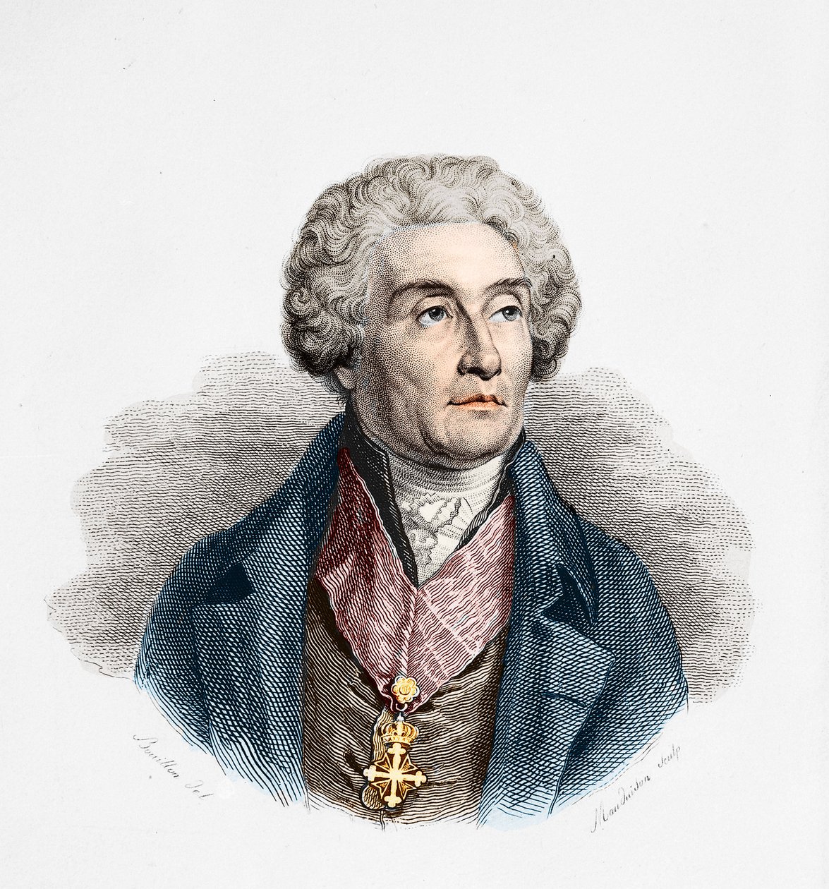Grev Joseph de Maistre (1753-1821), fransk politiker, forfatter og filosof. af Unknown artist