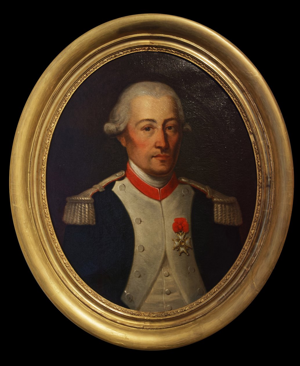 Grev Laurent de Migot, oberstløjtnant for Artois-dragernes regiment, slutningen af det 18. århundrede (olie på lærred) af Unknown artist