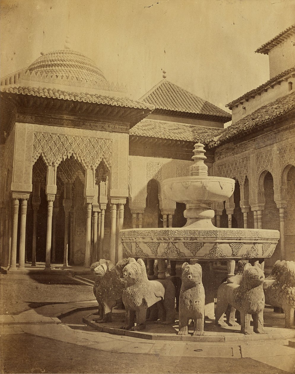 [Løvernes domstol, Alhambra]. af Unknown artist